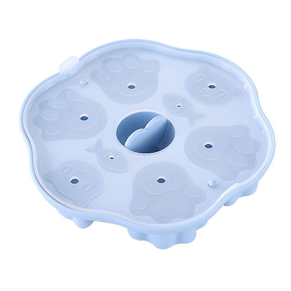 Khuôn Làm Bánh Quy Bằng Silicon Hình Hoạt Hình Kèm Nắp Đậy Tiện Dụng