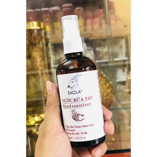 Nước rửa tay Liên Minh Xanh, Nước sát khuẩn, chai thủy tinh 100 ml