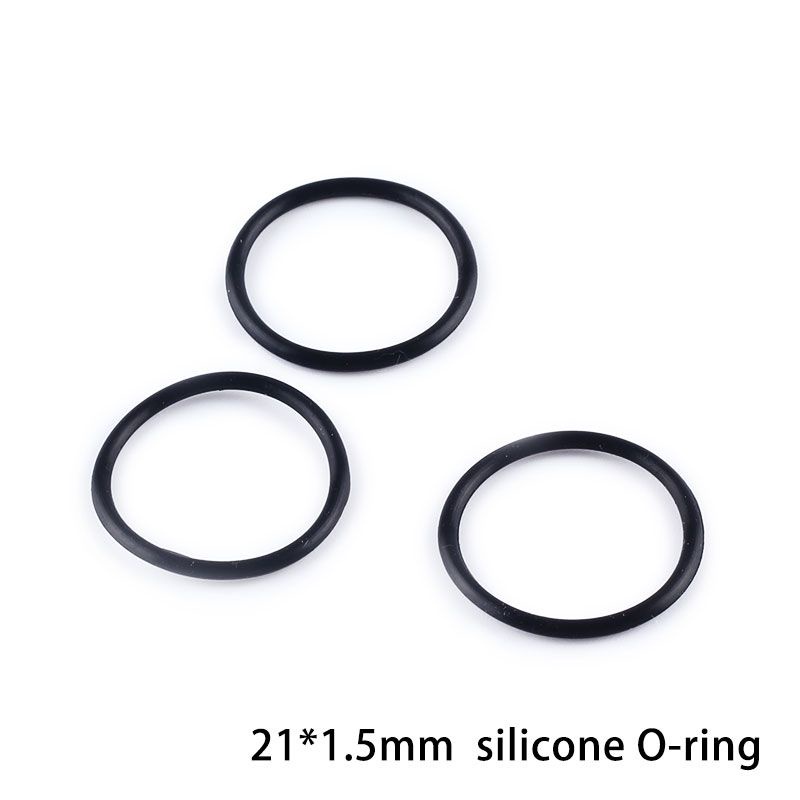 Vòng Đệm silicone Chữ O Màu Đen / Xanh Lá / Đỏ 21 * 1.5mm Cho Đèn Pin Convoy S2 / S2 + / S3 / S8 / M1 / M2 / C8