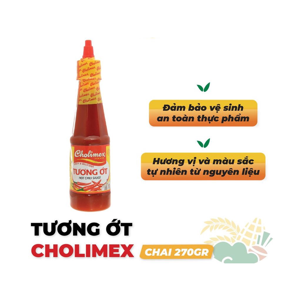 Tương ớt / tương cà Cholimex 270g