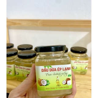Dầu dừa ép lạnh, dầu dừa nguyên chất dưỡng tóc, môi, mi Thực Dưỡng Từ Hỷ