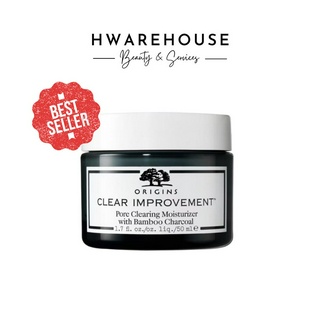   50ml - HSD: T6.24  Kem dưỡng cho da dầu mụn Origins Clear Improvement Pore Clearing Moisturizer with Bamboo Charcoal 