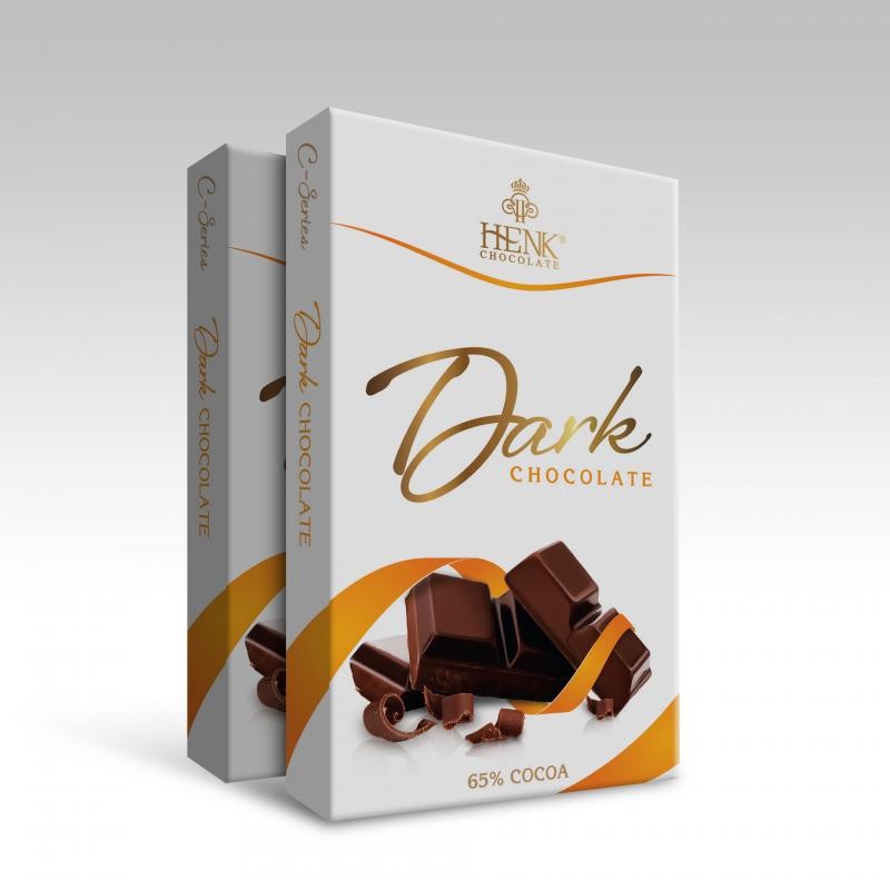 Socola đen Henk 65% cacao thanh 50g