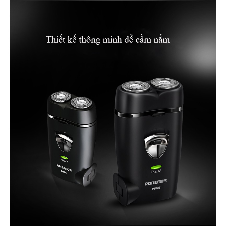 Máy cạo râu 2 lưỡi Poree PS185 (cao cấp-loại tốt)