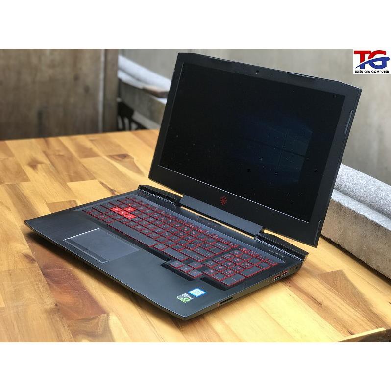 Laptop HP OMEN 15 seri 3 2018: i7 7700HQ 8Gb SSD128G+1Tb GTX1050 4G 15.6FullHD máy đẹp likenew