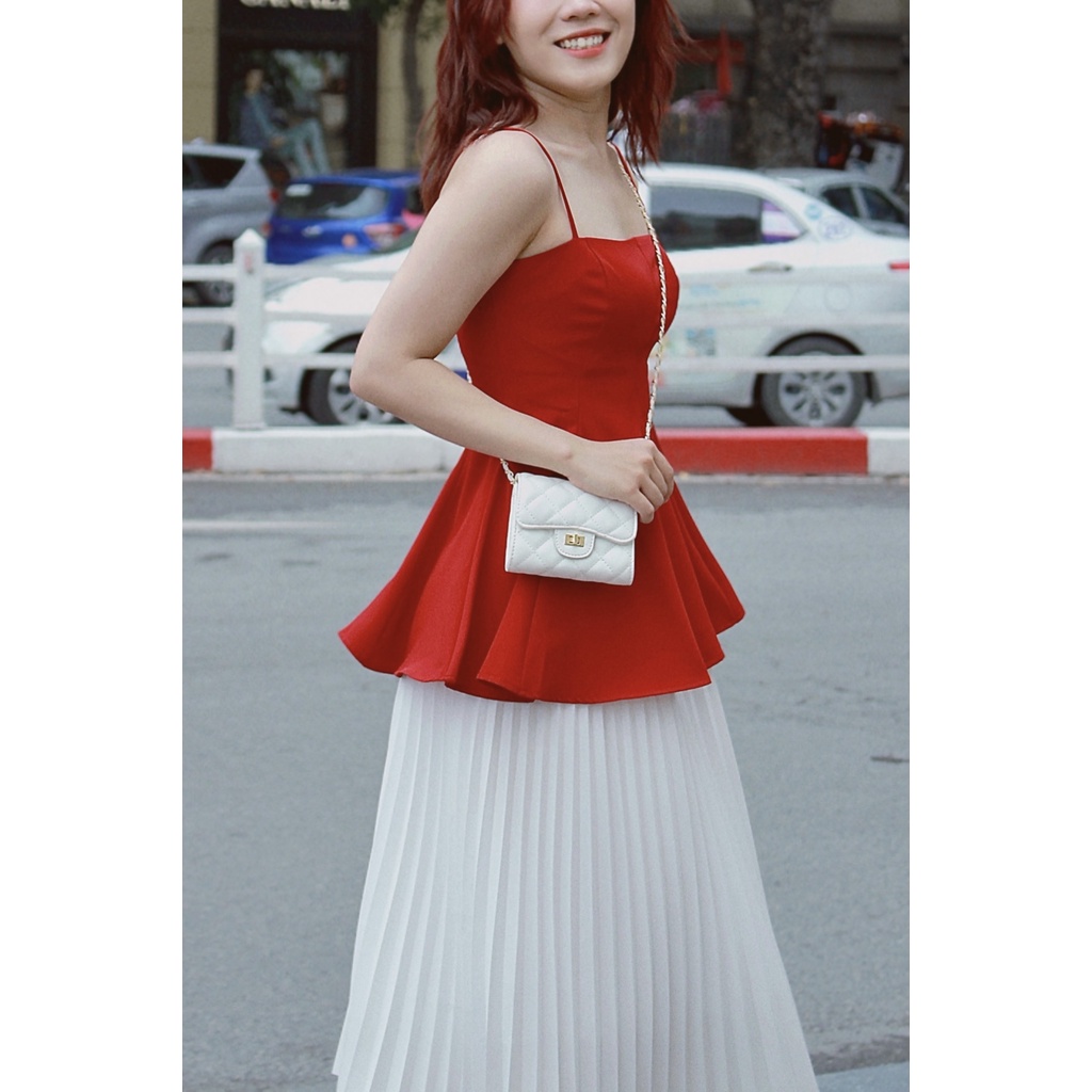 Túi nữ đeo chéo Mini Vera bag chất da PU cao cấp