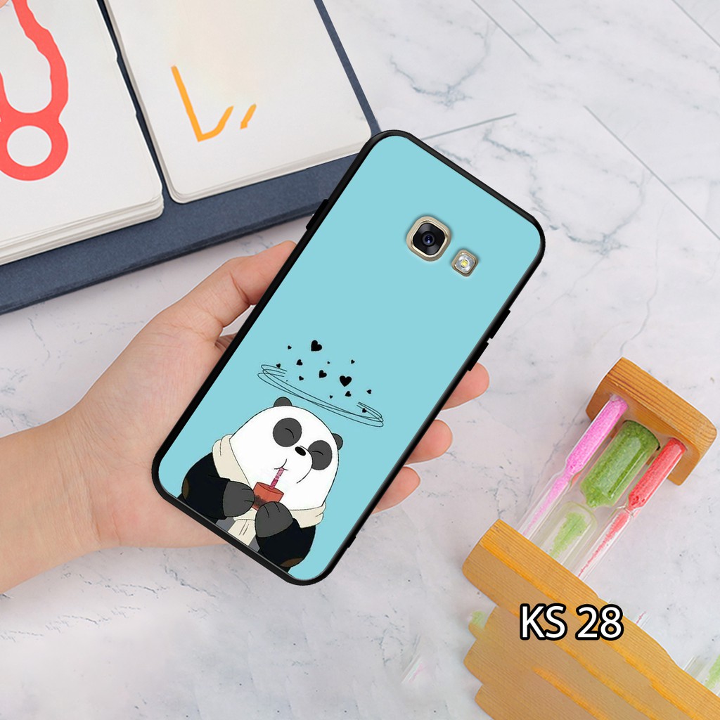 Ốp lưng SamSung A3-2017/A5-2017/A7-2017  in hình Gấu Bear siêu ngộ nghĩnh, độc, lạ_KINGSTORE.HN_Ốp SS A320/A520/A720