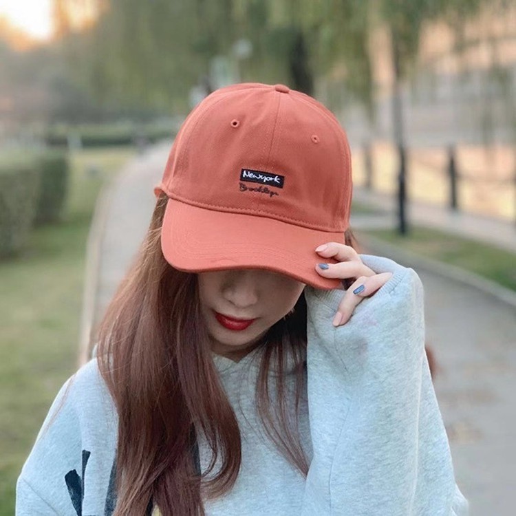 Mũ lưỡi trai CAP HT, nón kết thêu chữ Newyork phong cách basic trẻ trung form nam nữ