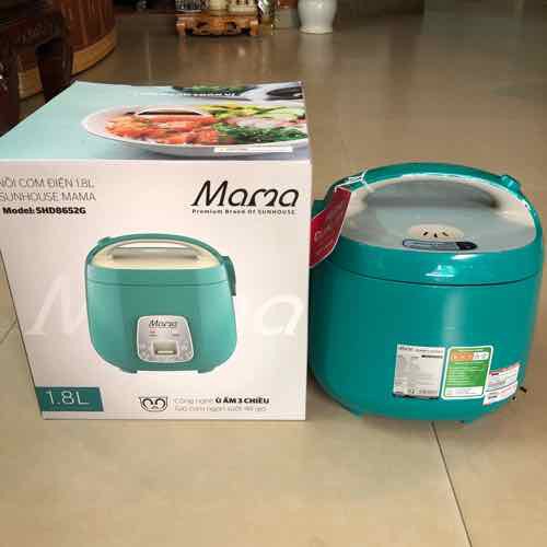 Nồi cơm điện Sunhouse MAMA SHD8652G cao cấp dung tích 1,8 lít hàng chính hãng