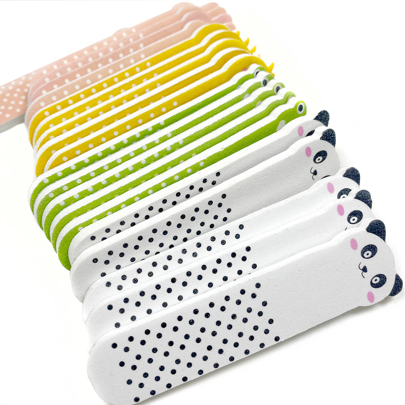 [Hàng mới về] Set 10 thanh dũa móng tay họa tiết động vật đa dạng đáng yêu