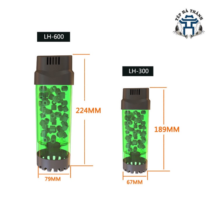 Lò Đảo Vi Sinh, Lò Đảo Kaldnes Qanvee LH 300 - LH 600 Cho Bể Cá Cảnh, Bể Thủy Sinh