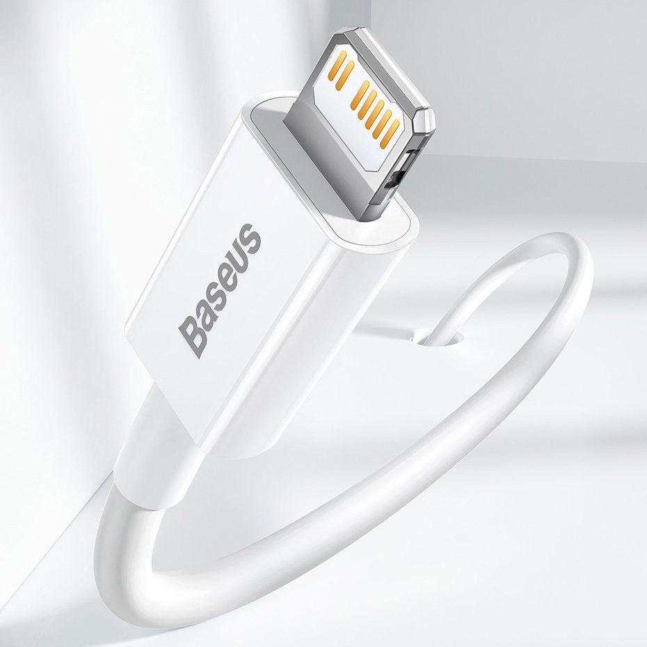 Cáp sạc nhanh 20w cho iphone ipad hỗ trợ truyền dữ liệu 1 mét chính hãng baseus