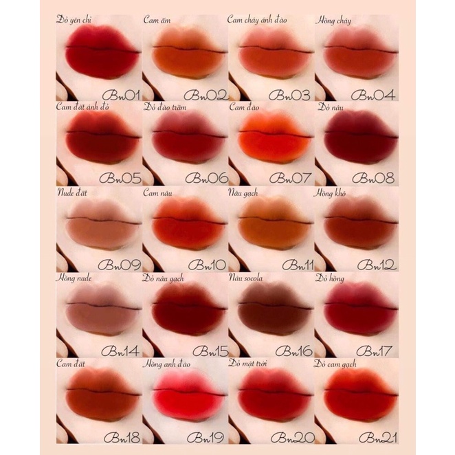 [CÓ SẴN]💥Son Kem Lì BERNICE Phiên Bản 2021💥 HÀNG CHÍNH HÃNG VN 100% | Thế Giới Skin Care