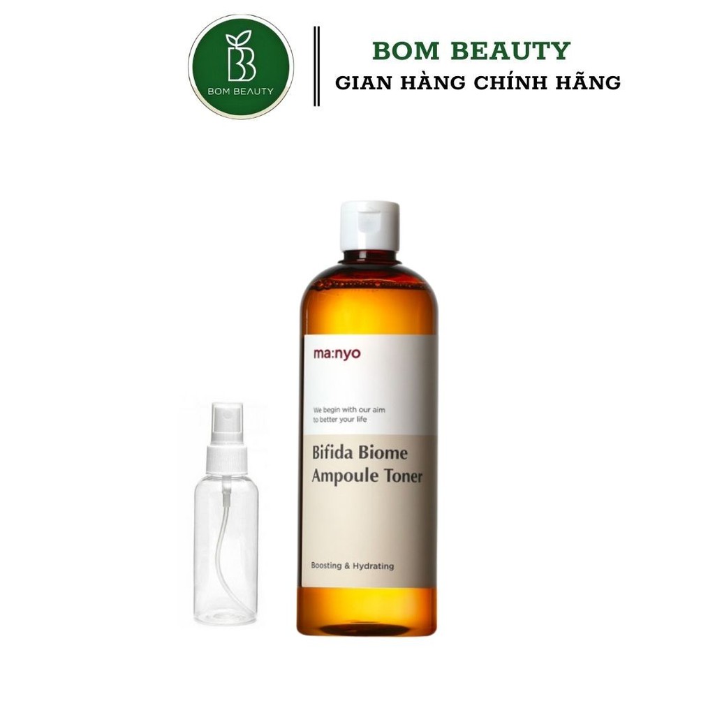 Nước hoa hồng lên men manyo Bifida Biome Ampoule Toner