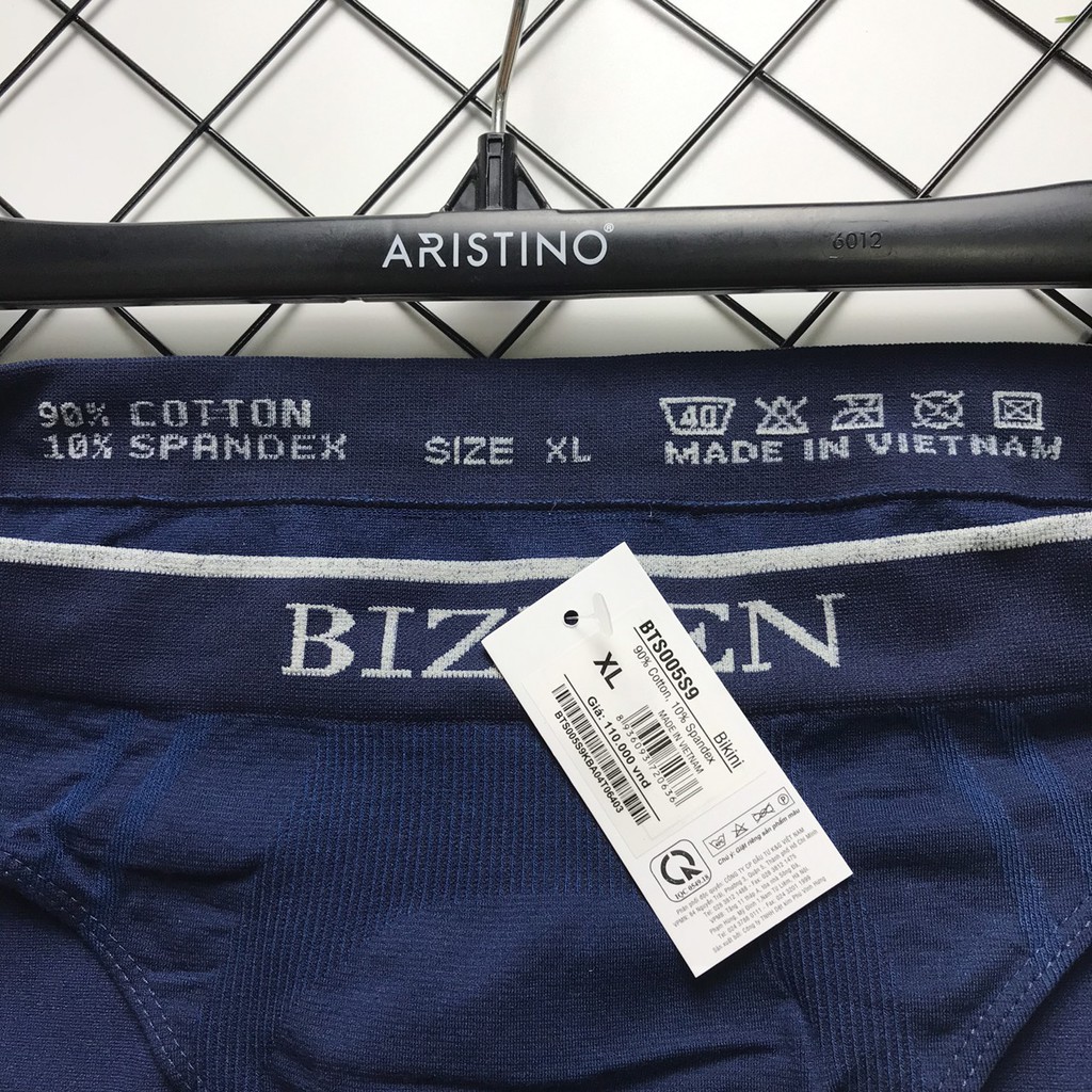 (Combo 5 chiếc) quần lót tam giác, quần lót boxer BIZMEN cotton liền mảnh siêu co giãn- 50-78 KG