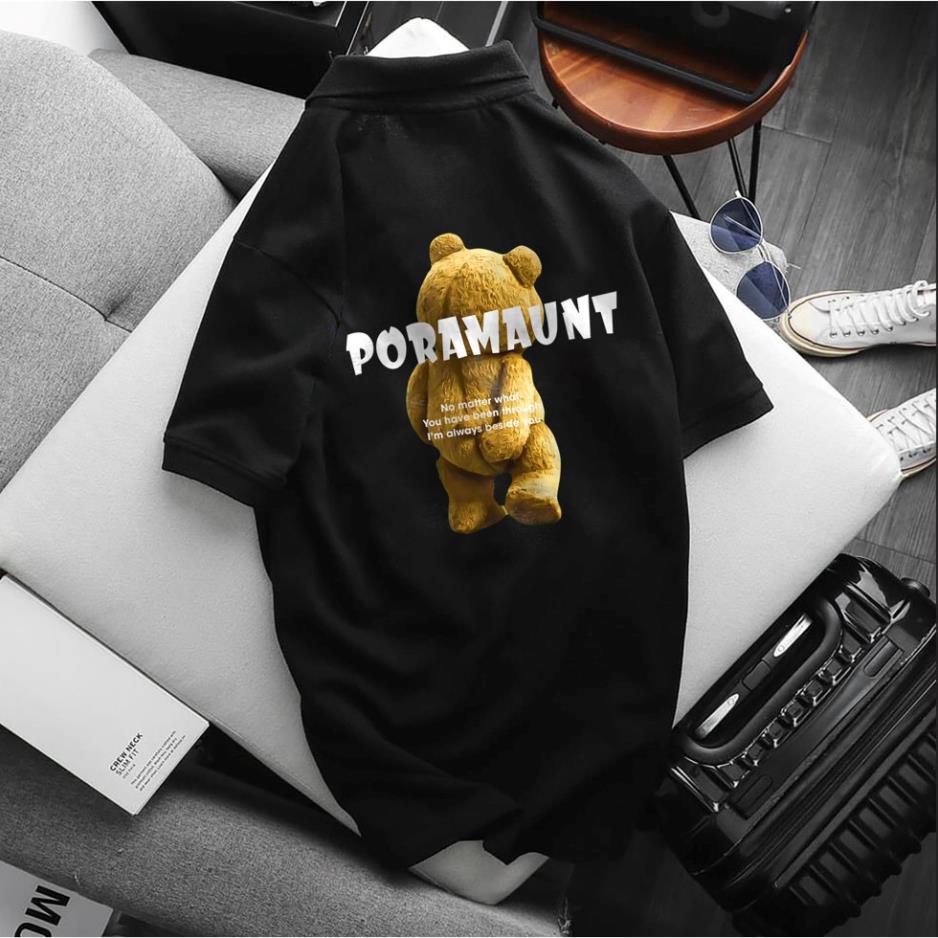Áo Polo, chất Thun Cá Sấu Poly Thái, áo thun có cổ trắng, đen Full Size Nam Nữ, cổ trụ Unisex, KKim Shop