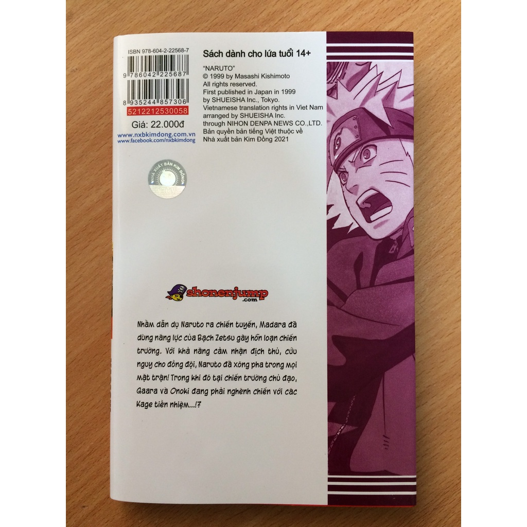 Sách - Naruto - Tập 58