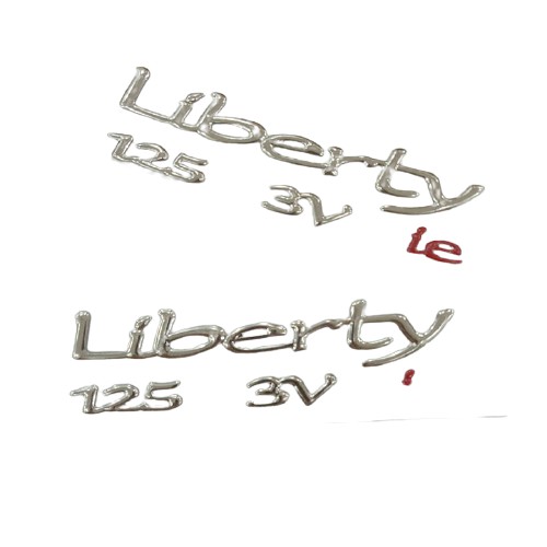 [RẺ BẤT NGỜ] Chữ  LIBERTY 125 3V ie nổi dán xe máy chất liệu siêu bền đẹp G128