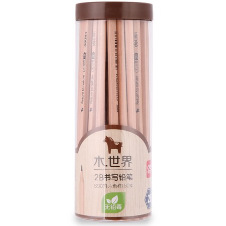 HỘP BÚT CHÌ GỖ DELI 2B, HB 12/30/50 CÂY