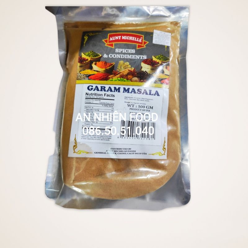 Gram Masala Gia Vị Nấu Món Âu Mỹ Aunt Michelle