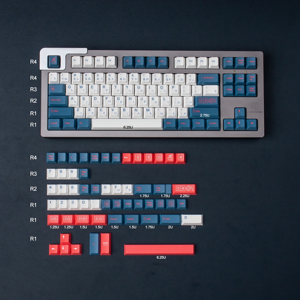GMK Bento  keycaps cherry profile Dye-Sublimation PBT keycap 144 keys