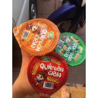 snack quẩy cốc giòn giòn -  bịch 30 cốc