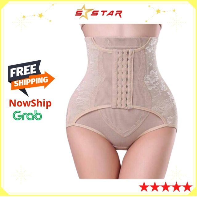 [Freeship] Quần Gen Nịt Bụng 3 Khóa Cái Cạp Cao Chống Cuộn Cao Cấp -5Star