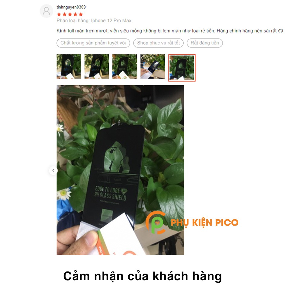 Kính cường lực Iphone 12 chính hãng KingKong độ cứng 9H chống va đập trầy xước full màn hình Iphone 12 / Iphone 11 Pro