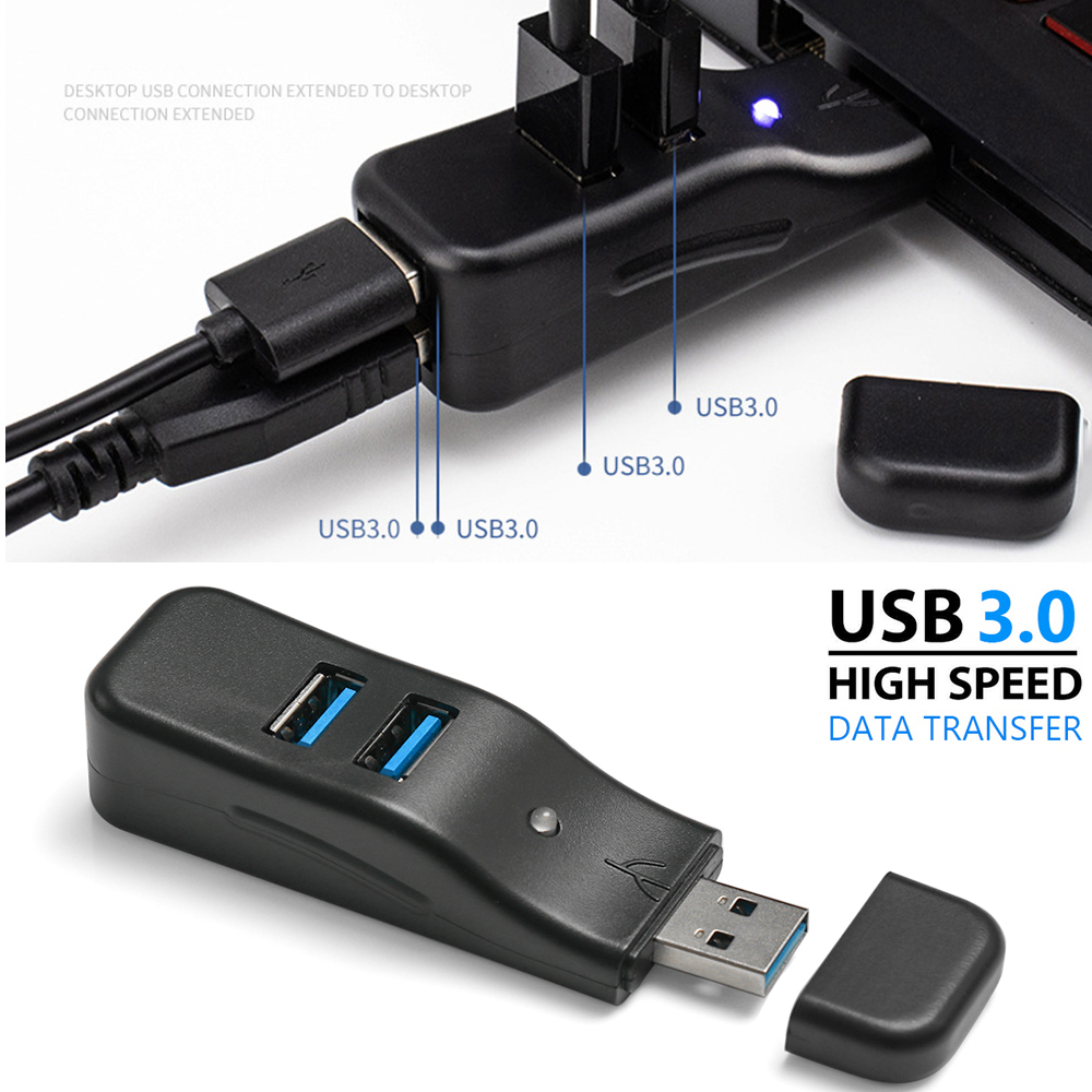 Bộ Chia 4 Cổng Usb 3.0 Tốc Độ Cao Thiết Kế Nhỏ Gọn Tiện Dụng