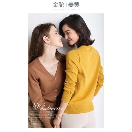 ÁO KHOÁC LEN MỎNG CARDIGANT | BigBuy360 - bigbuy360.vn