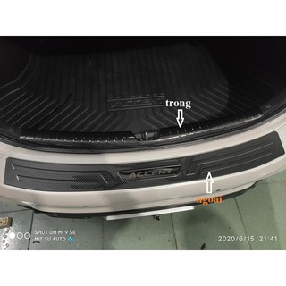 Nẹp chống trầy cốp sau trong ngoài titan Accent 2018--2020