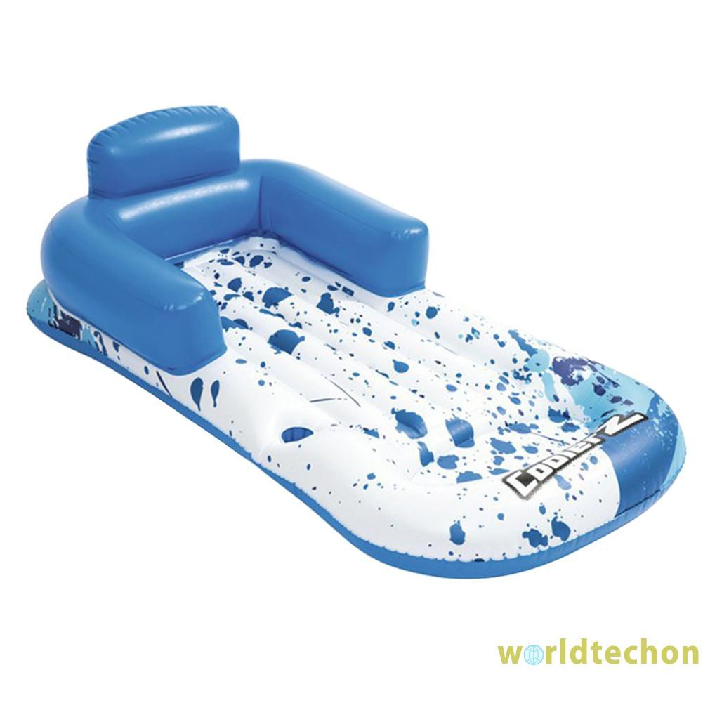 READY STOCK Inflatable Swimming Pool Float Boat Kid Adult Water Sport PVC Lounges Chair