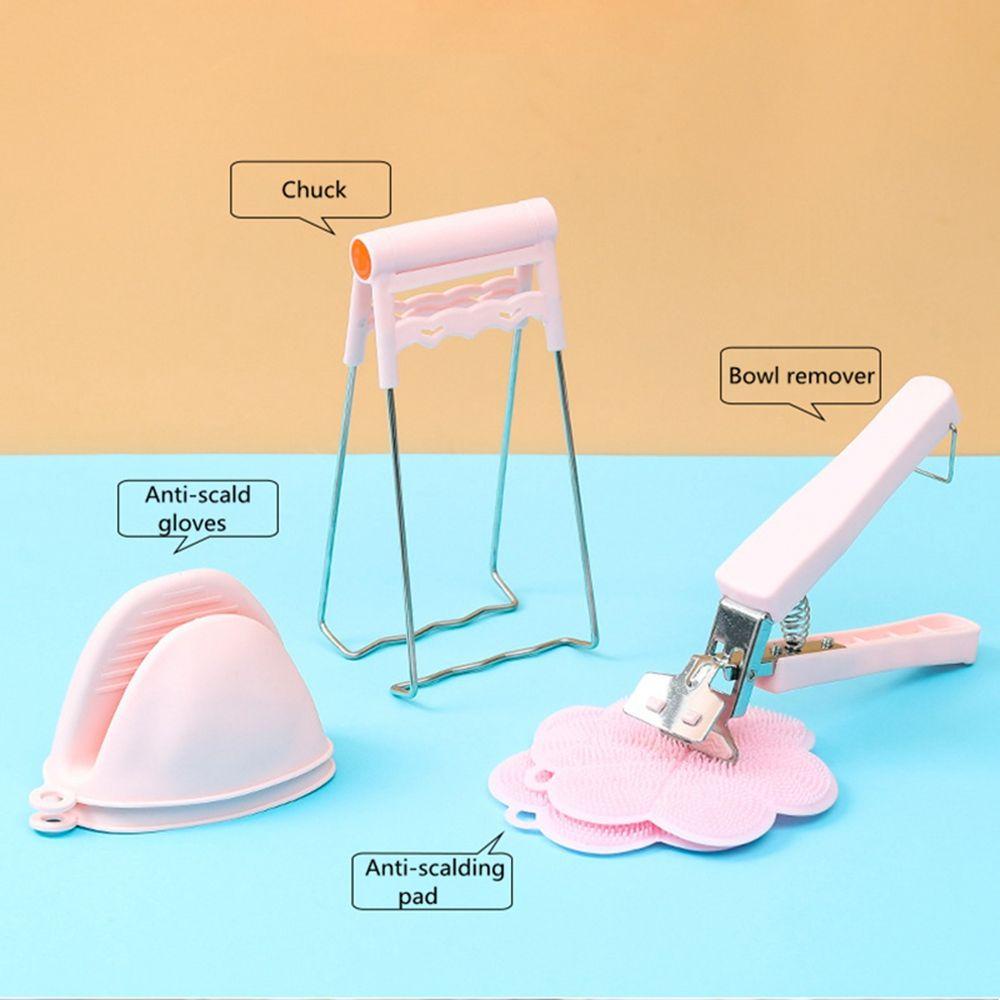 NICKOLAS Dụng Cụ Kẹp Chén Dĩa Chống Trượt Bằng Thép Không Gỉ Cao Cấp