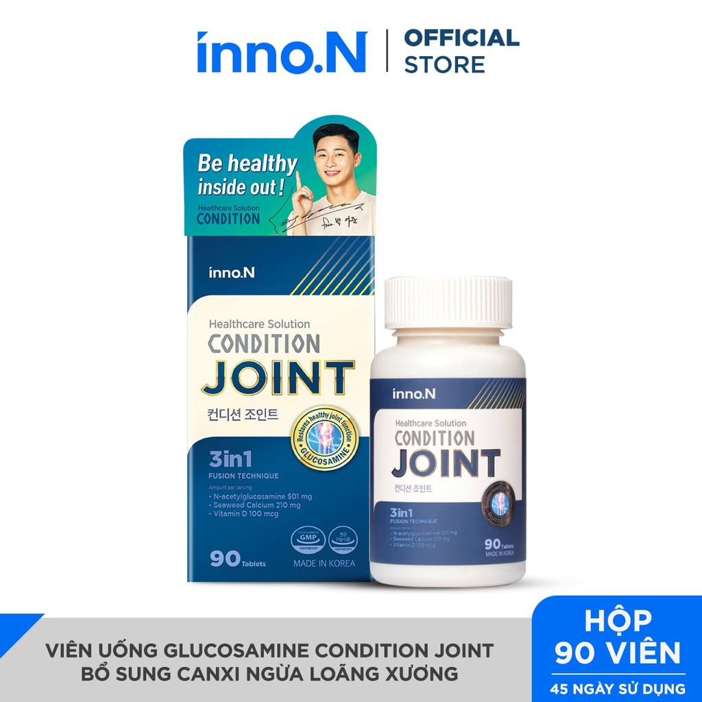 [inno.N] Hộp 90 Viên uống Glucosamine Condition Joint hỗ trợ tăng cường chức năng xương khớp