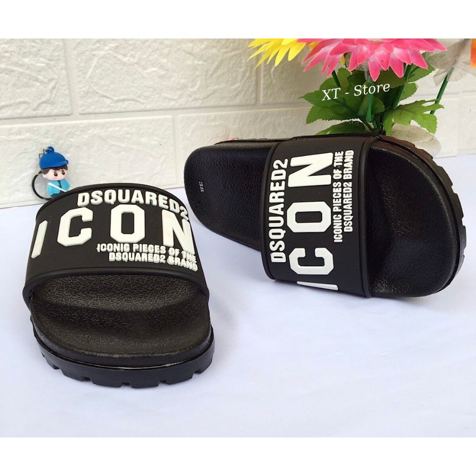 Dép Nam Chữ MOSHINO Đế Cao 3cm Hot Nhất 2023