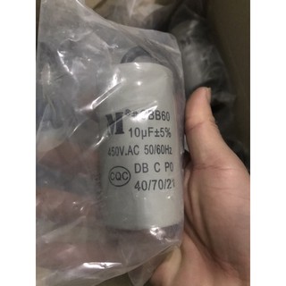 Tụ Máy Giặt Có Dây 10uf,12uf,15uf