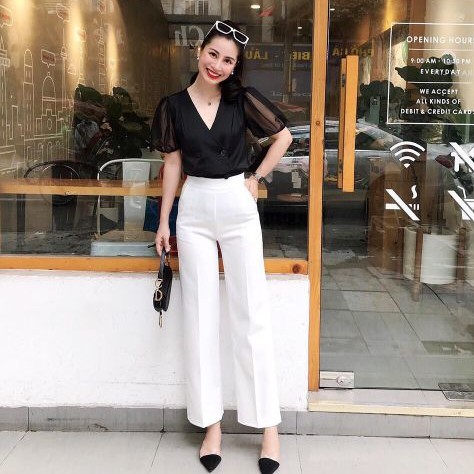 HÀNG NEW_ QUẦN TÂY ỐNG RỘNG_QUẦN CUTLOTES_QUẦN ỐNG RỘNG CÔNG SỞ TK _GIAO ĐÚNG MẪU