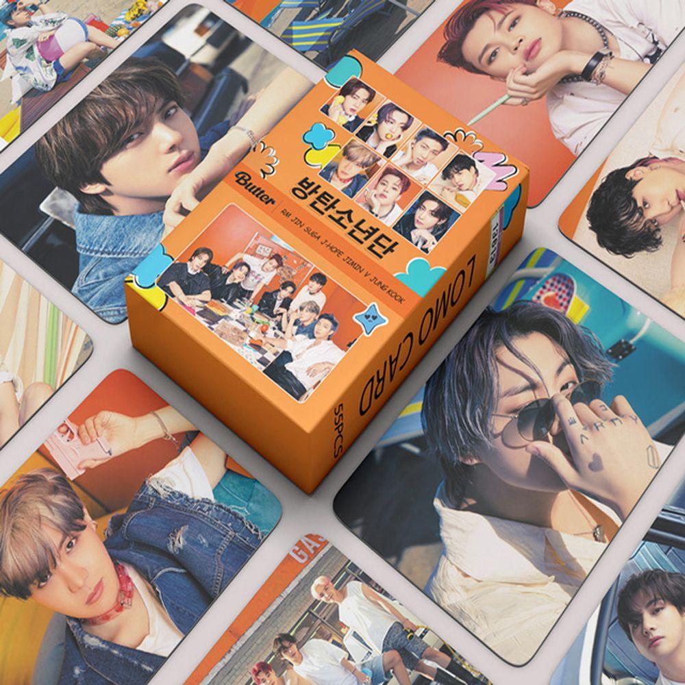 Hộp 55 Thẻ Hình Thành Viên Nhóm Nhạc ATEEZ