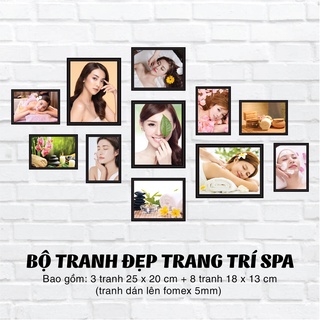 Tranh spa dán tường fomex trang trí decor - đẹp - giá rẻ
