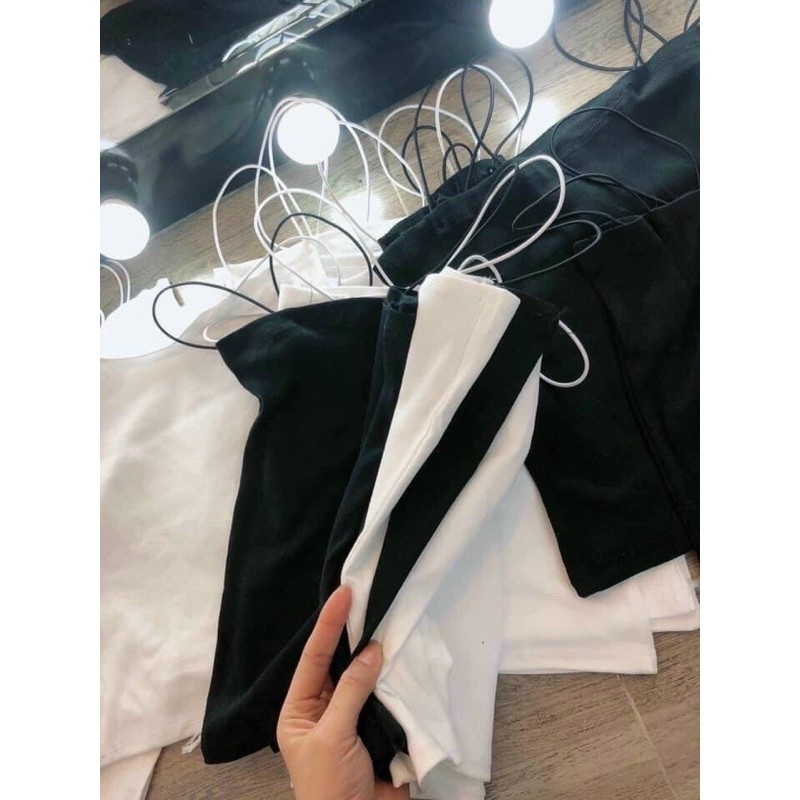 Sét quần legging dài kèm áo 2 dây sexy - có bán lẻ từng quần và áo Rosa fashion