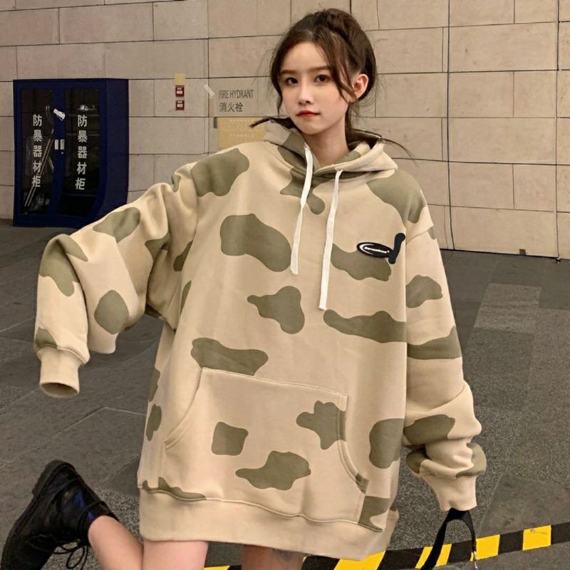 ORDER | HOODIE ULLZZANG BÒ SỮA FORM DÀI RỘNG HOT TREND