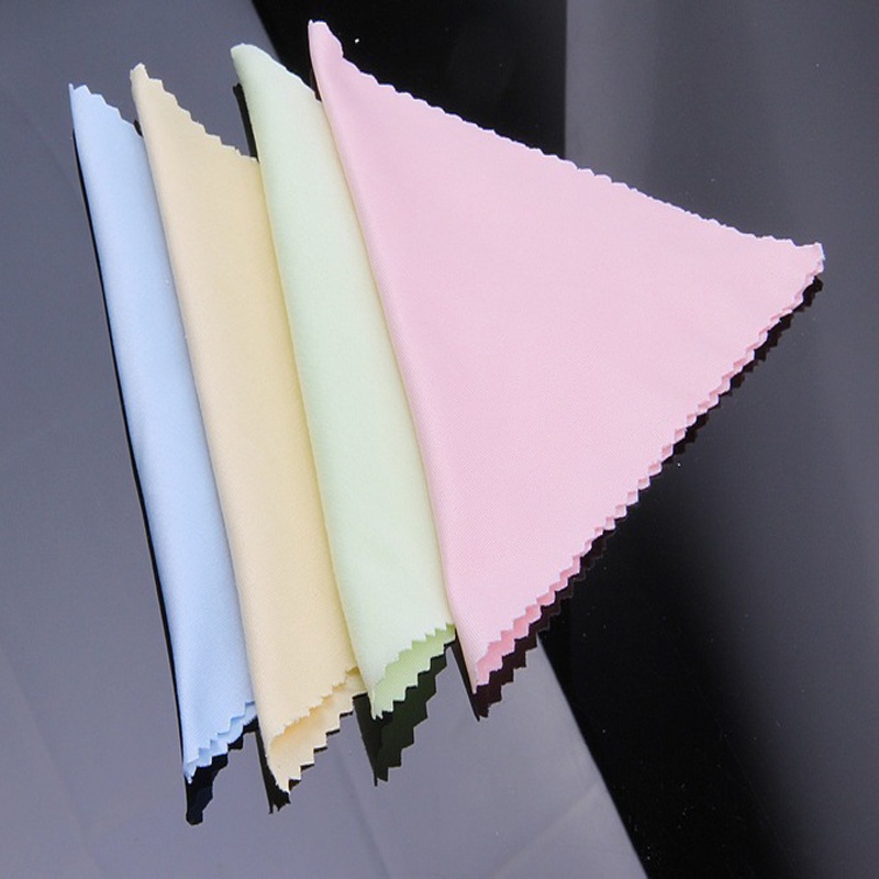 [Randon Color] Khăn Lau Mắt Kính / Màn Hình Điện Thoại / Ống Kính Máy Ảnh Hình Vuông Bằng Sợi Micro