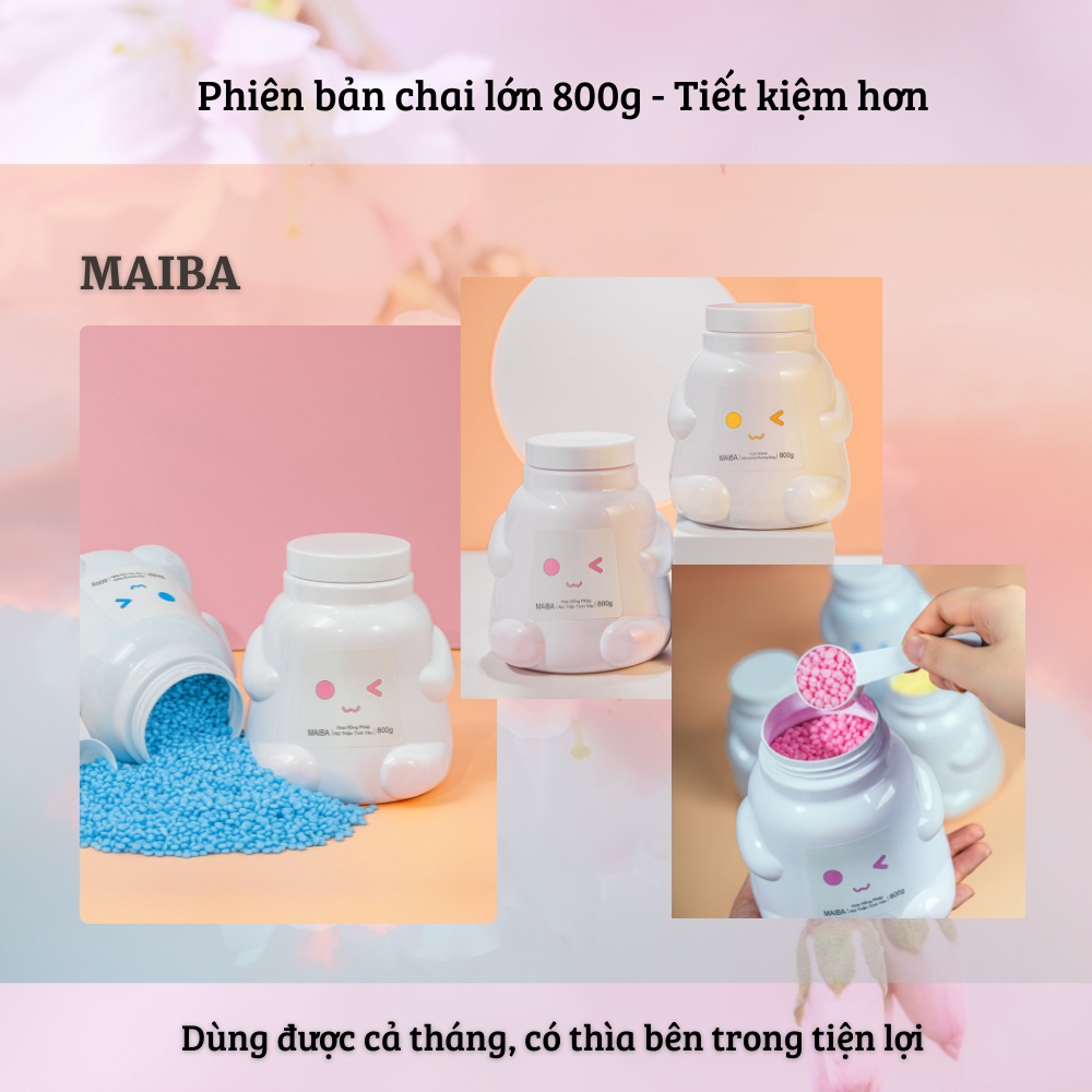 Viên Xả Thơm Giặt Quần Áo Xả Vải MAIBA Lưu Hương Lâu Phai Dịu Ngọt 800G