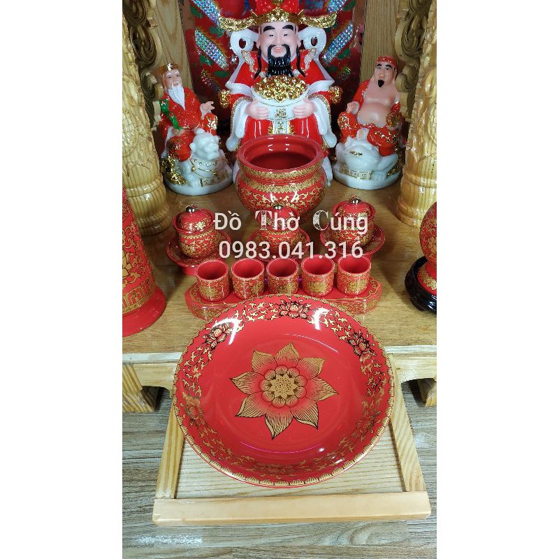 Bộ đồ thờ thần tài Cao Cấp size lớn