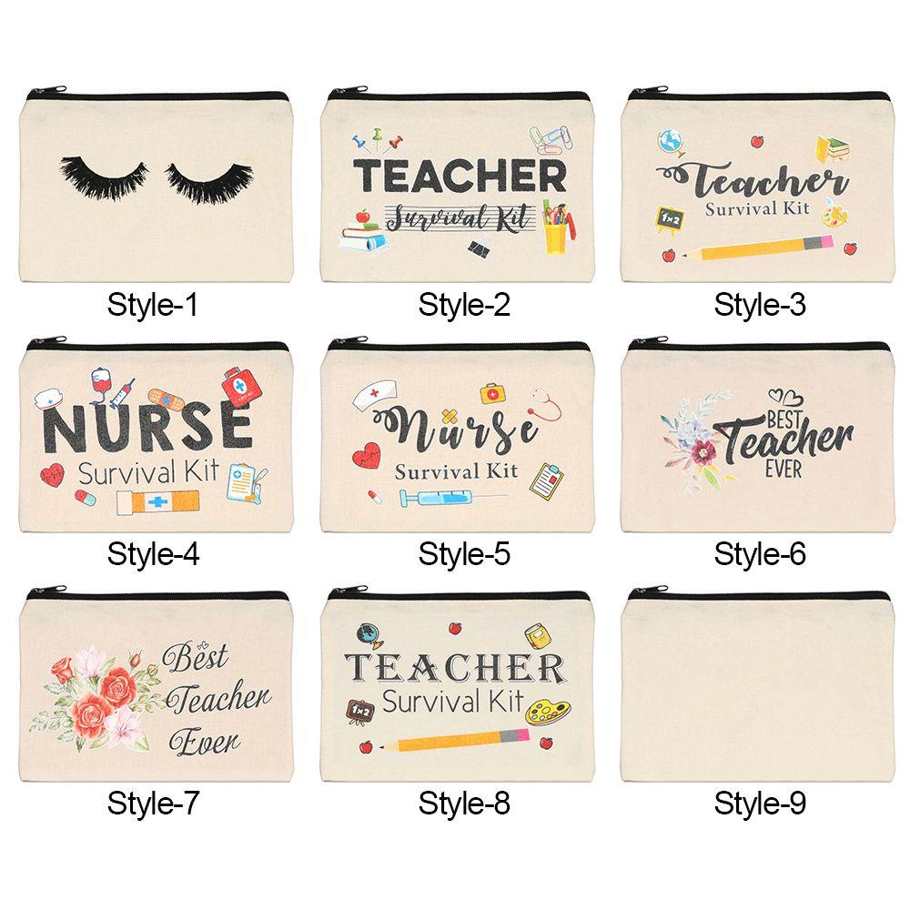 EBINLANDS Túi Đựng Đồ Trang Điểm Có Khóa Kéo Tiện Dụng