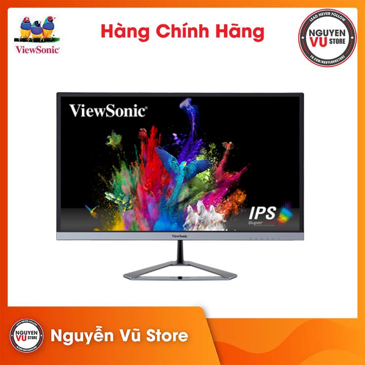 Màn Hình Viewsonic VX2476 SMHD 24inch FullHD 4ms 75Hz IPS Speaker (VX2476-SMHD) - Hàng Chính Hãng