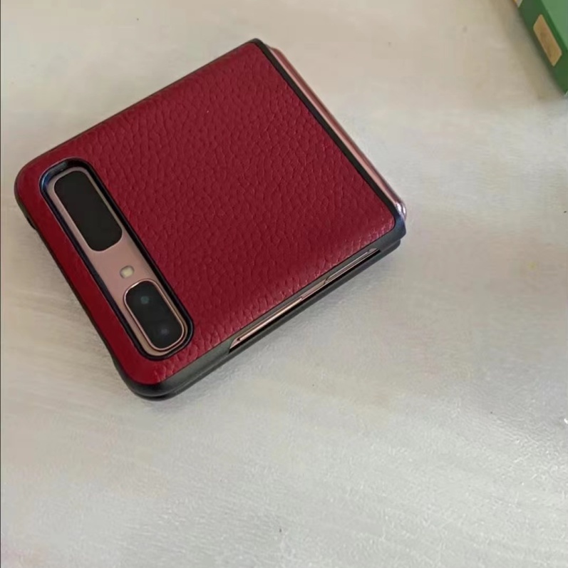 Ốp Điện Thoại Da Cứng Nắp Gập Kiểu Doanh Nhân Cho Samsung Galaxy Z Flip 1 2 Gen Flip2