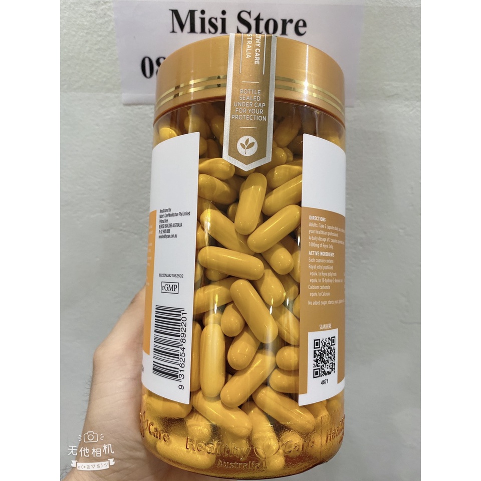 Viên uống sữa ong chúa Royal Jelly, 365 viên - Mẫu mới