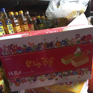 Bánh bông Lan kem hương cốm , hương dâu