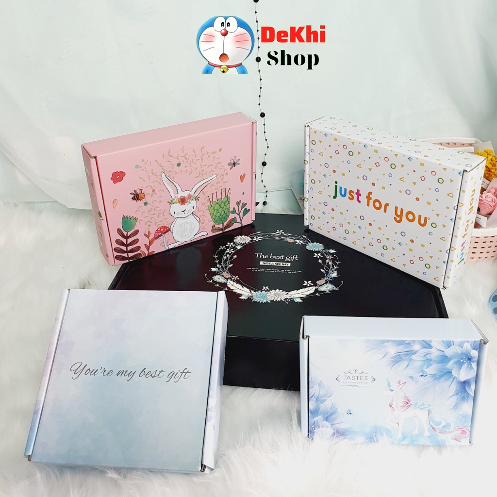 Hộp quà tặng hộp quà sinh nhật đủ size giá rẻ, hộp quà cho bé nhân dịp đặc biệt